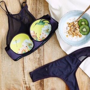 Naja Eco-Friendly Madagascar High Neck Mesh Bra